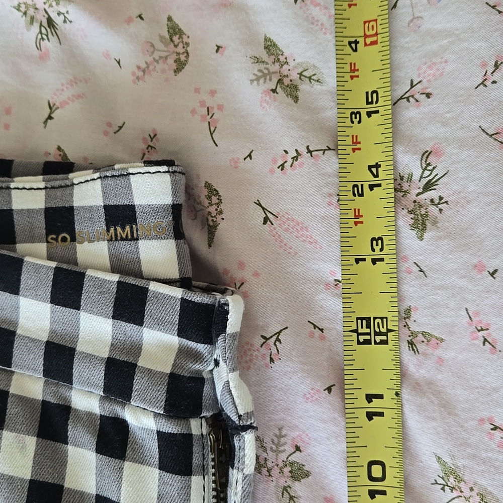 Chico's Black and White Checkered/gingham Chinos - Picture 7 of 10